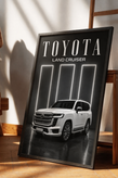 تابلو دکوری خودروی تویوتا لندکروز