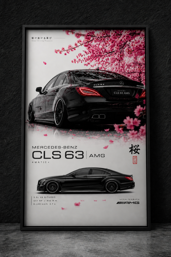 تابلو دکوری بنز CLS