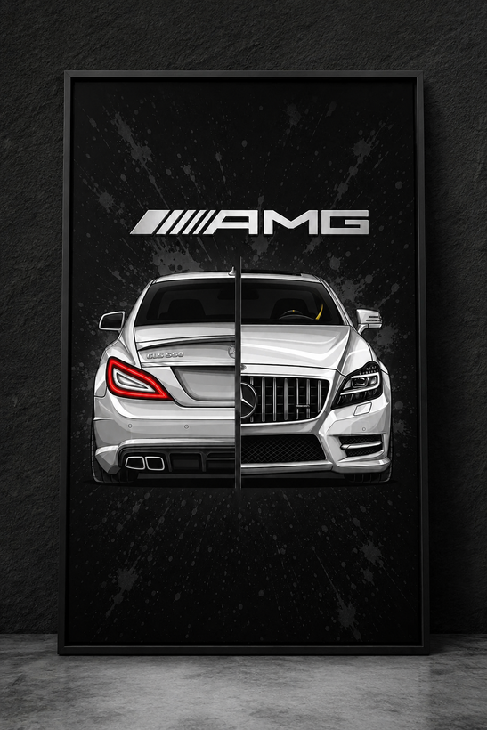 تابلو دکوری بنز CLS