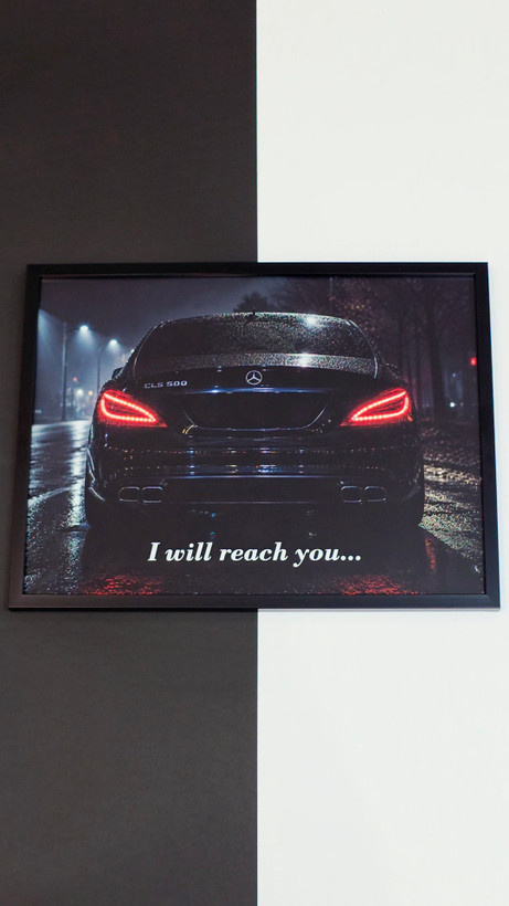 تابلو دکوری بنز CLS